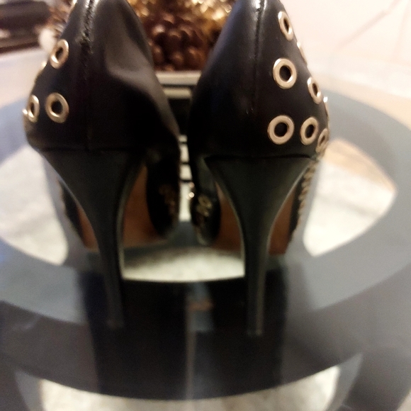 Aldo black and gold pumps - Picture 4 of 5